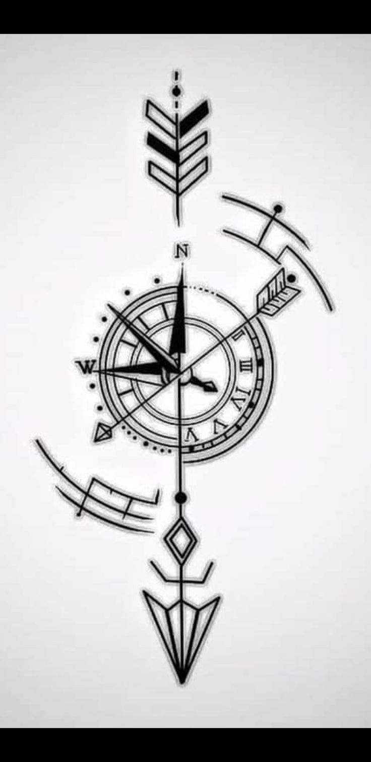 compass tattoo designs