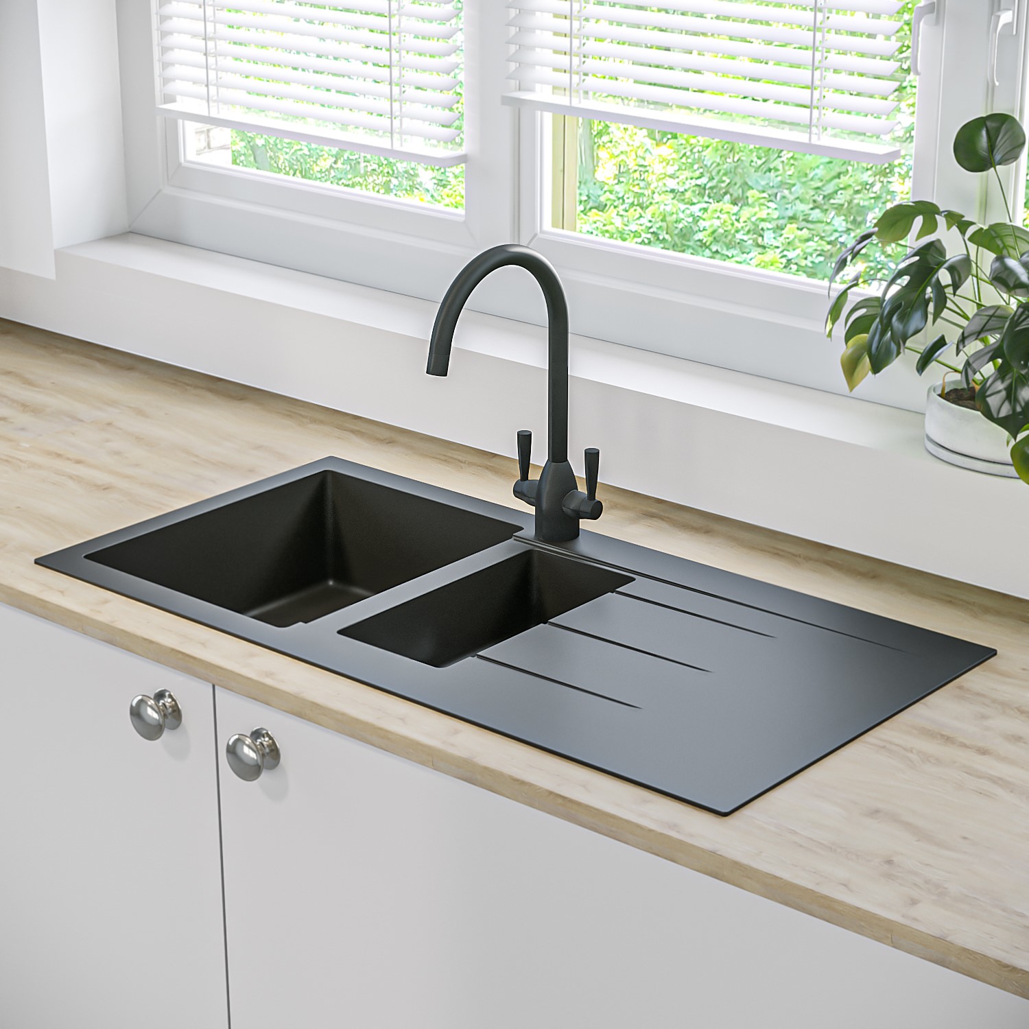 composite 1.5 bowl sink