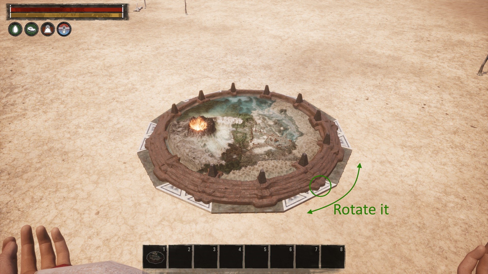 conan exiles map room size