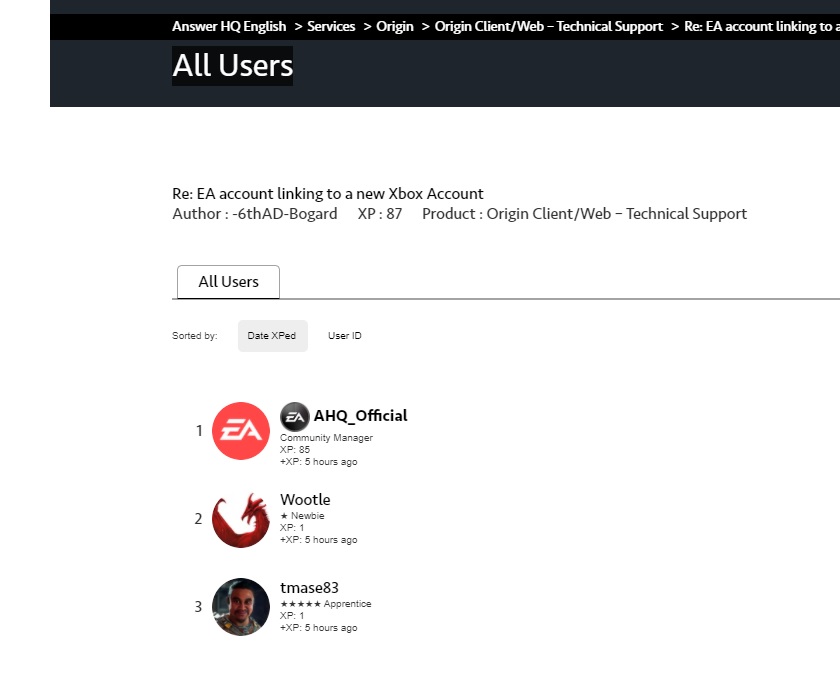 connect xbox and ea account