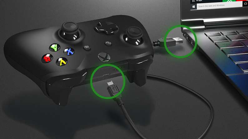 connect xbox controller to pc