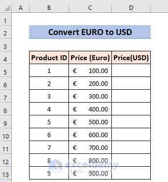 convert euro dollar