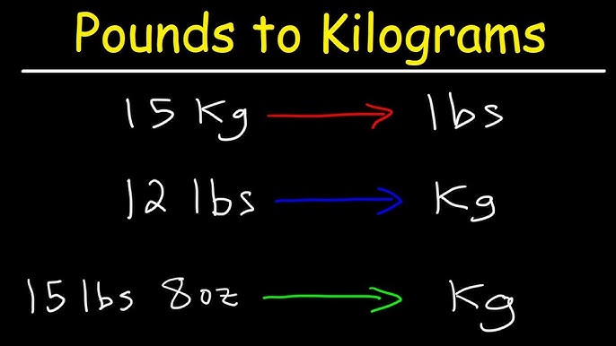 convert lbs and ounces to kg