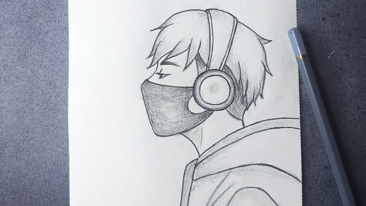 cool boy sketch