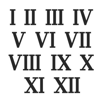 cool roman numeral fonts