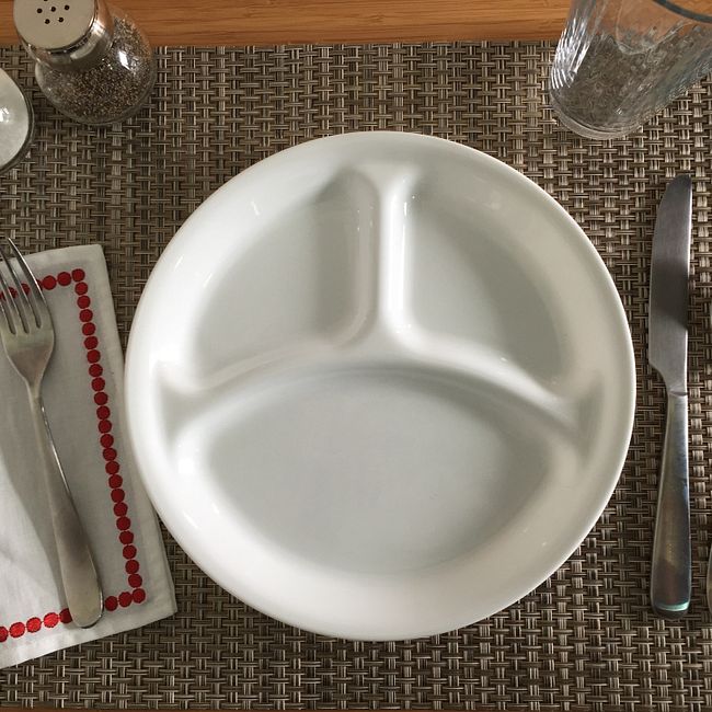 corelle divided plates