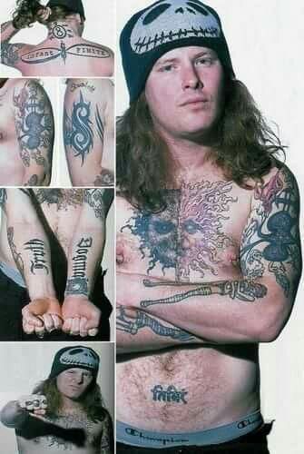 corey taylor tattoos