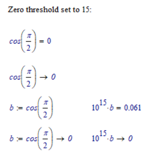 cos pi/2