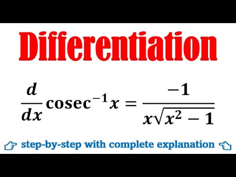 cosec inverse x