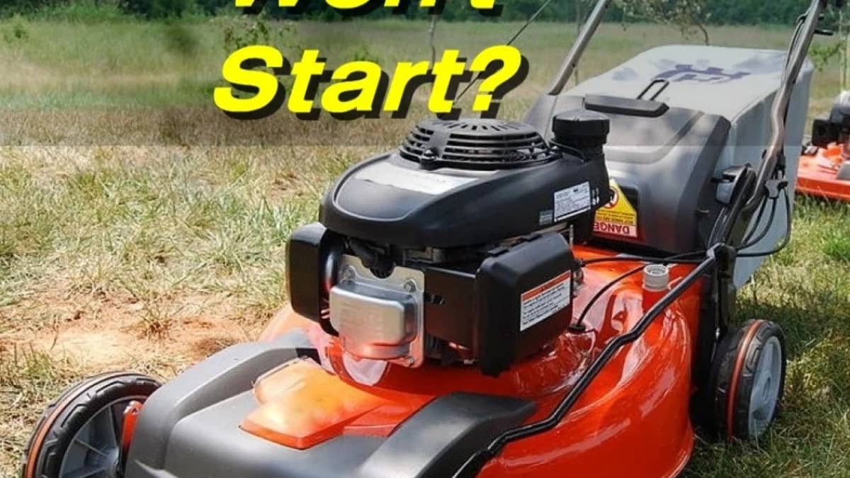 craftsman mower not starting