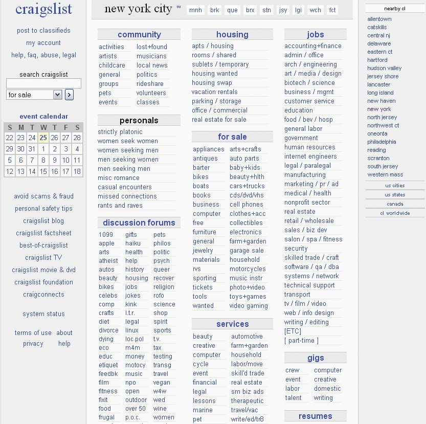 craigslist sites