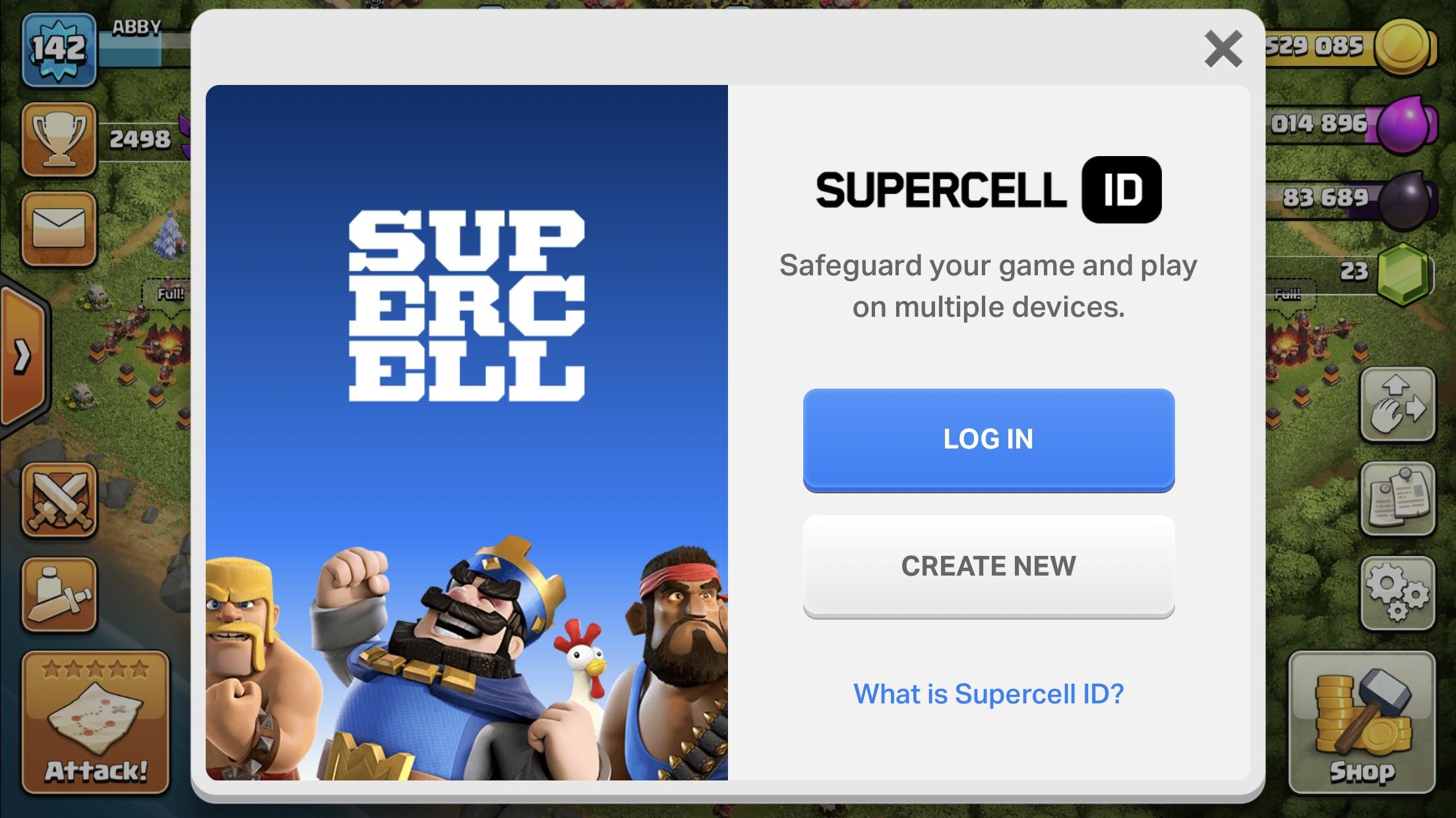 creating supercell id