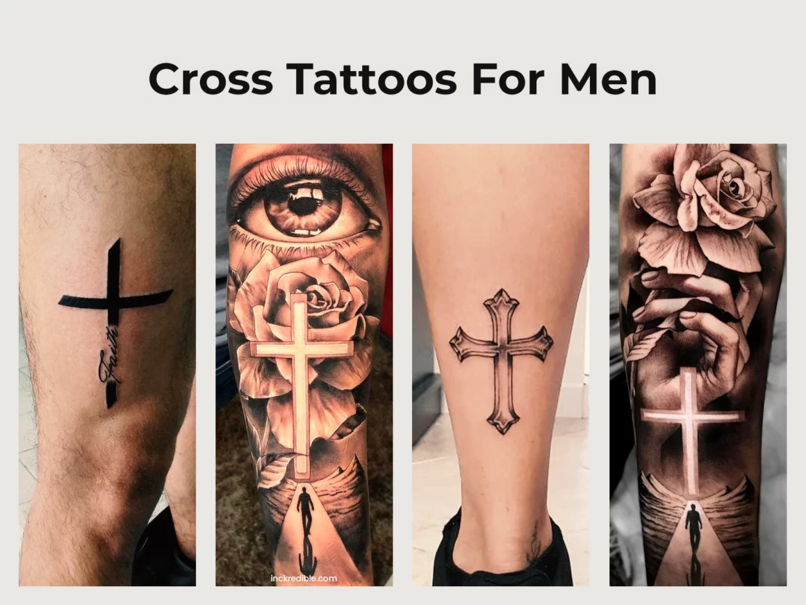 cross tattoos for men