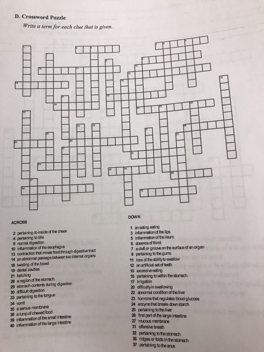 crossword clue passage