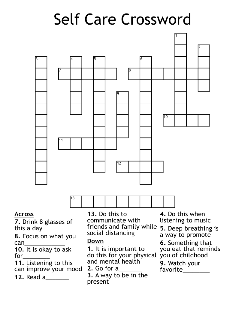 crossword clue the self