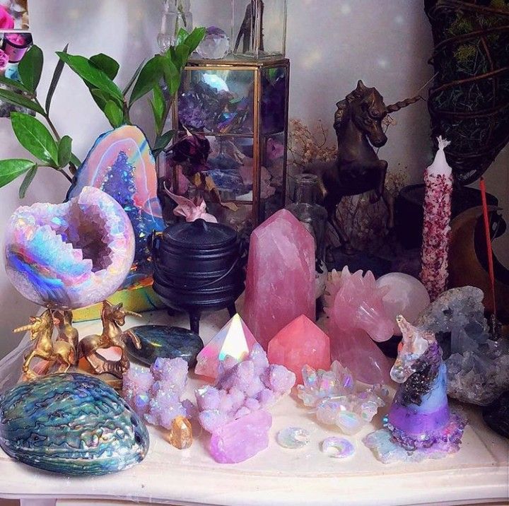 crystals aesthetic