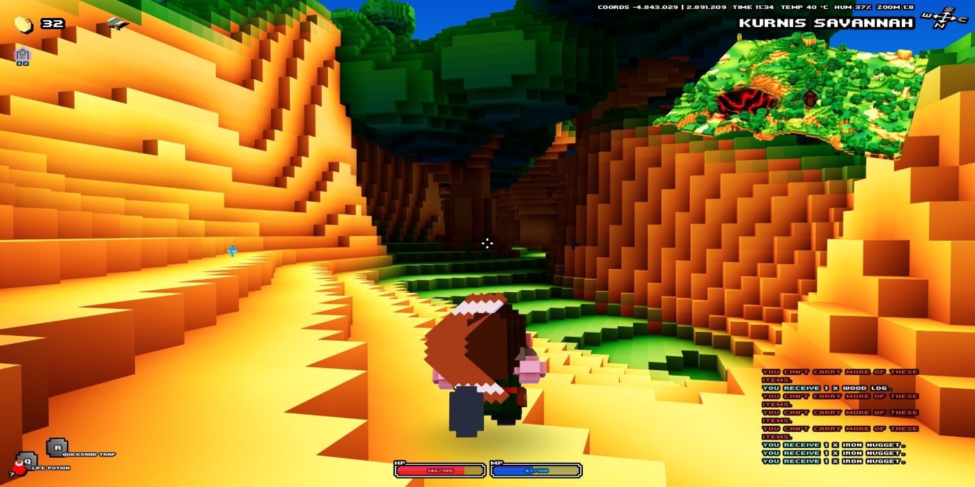 cube world how to level up