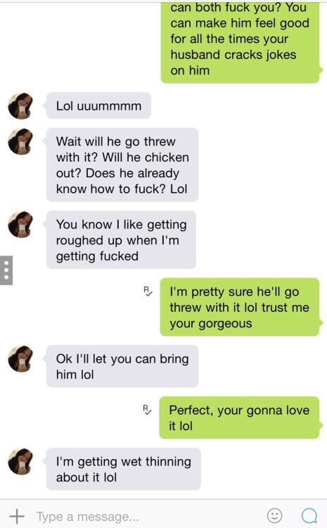 cuck texting