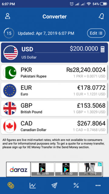 currency converter xe.com