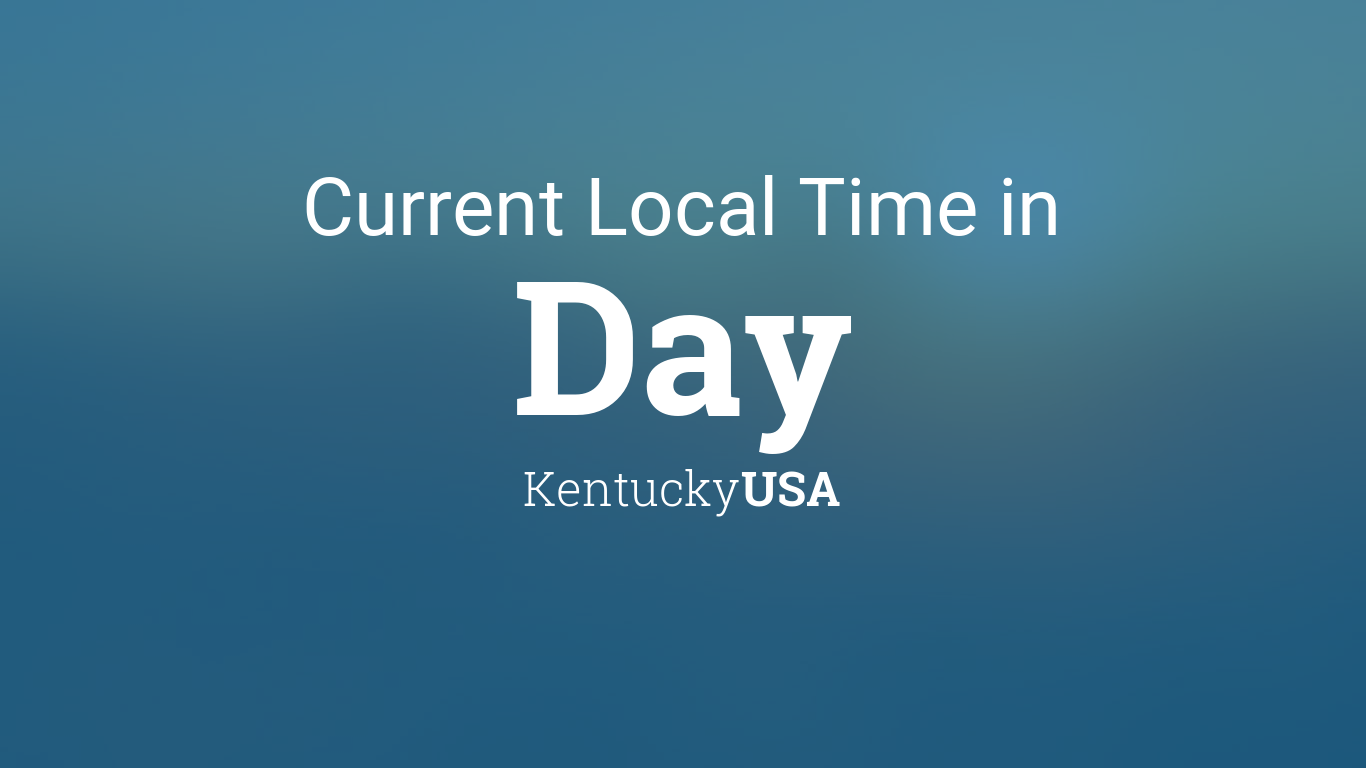 current time in kentucky usa
