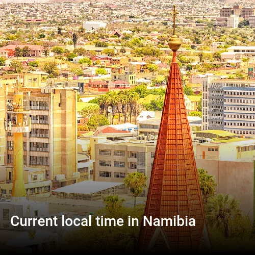 current time namibia