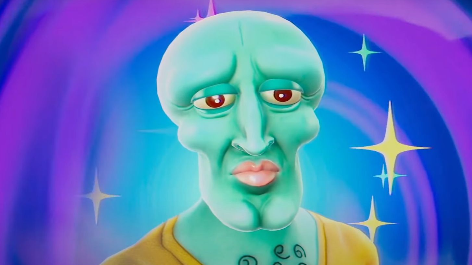 cursed squidward