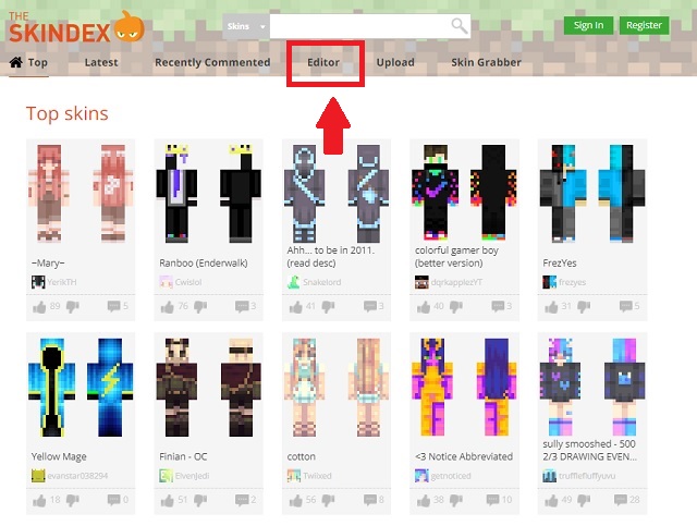 custom skin maker for minecraft