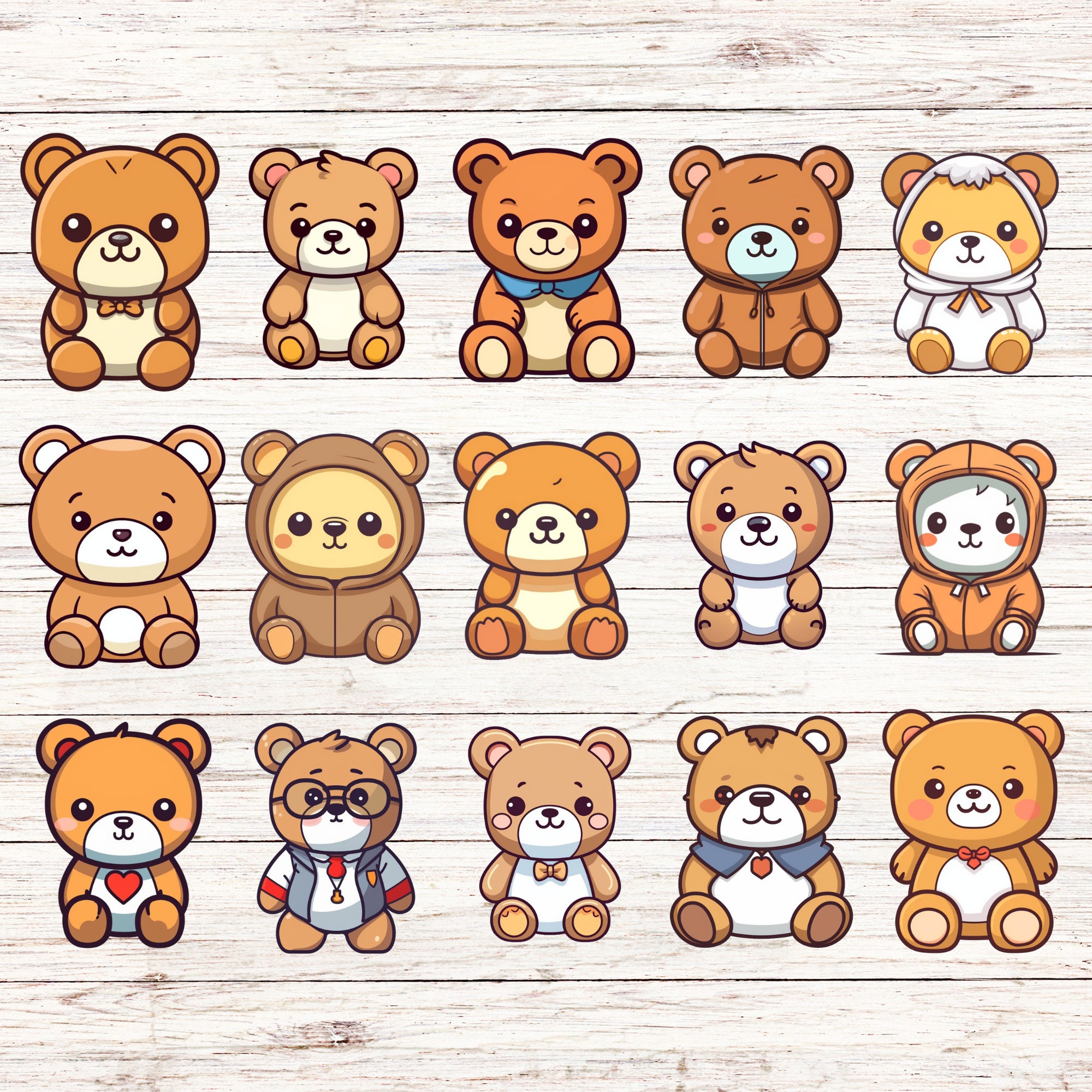 cute bear stickers