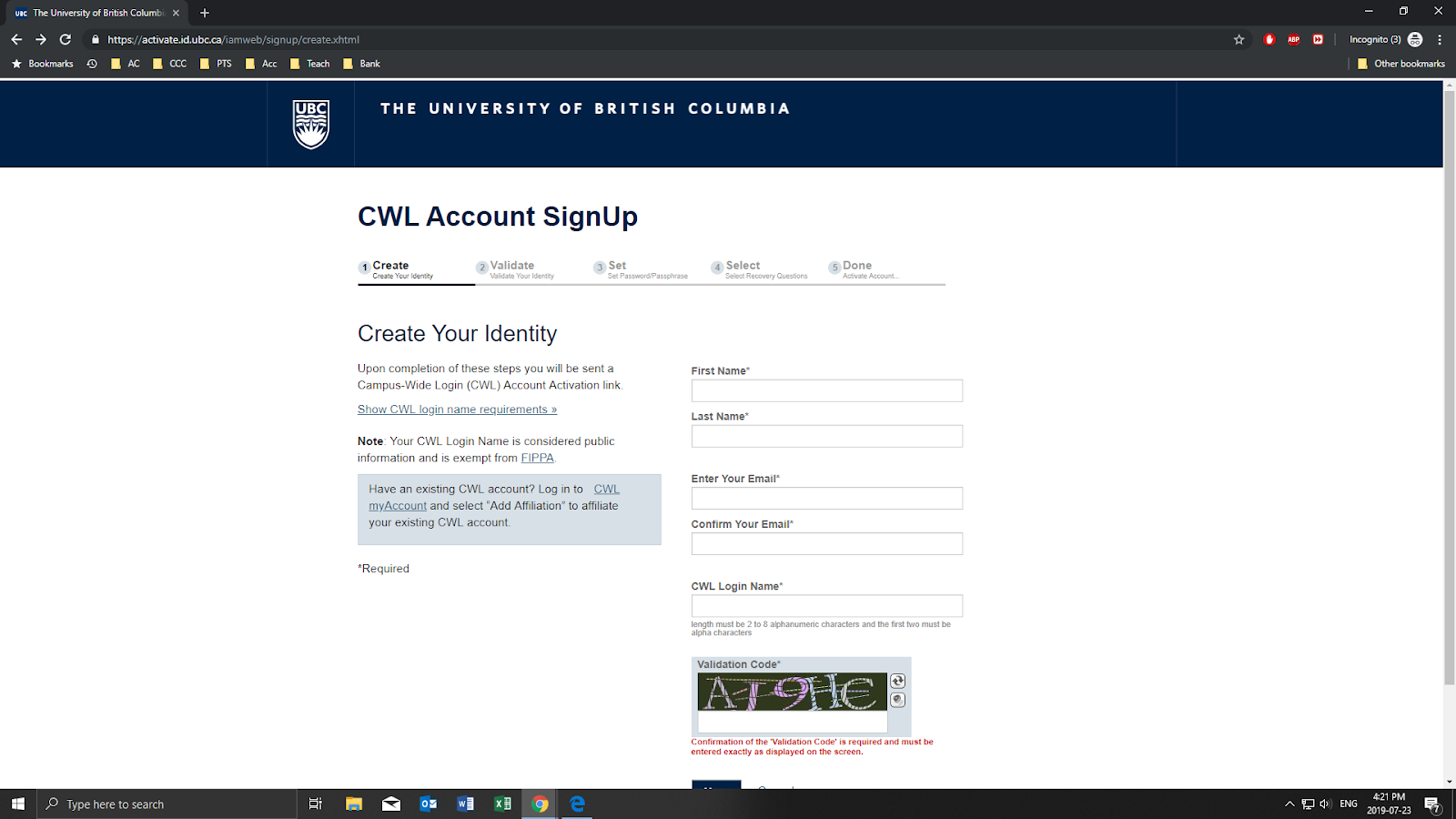 cwl login