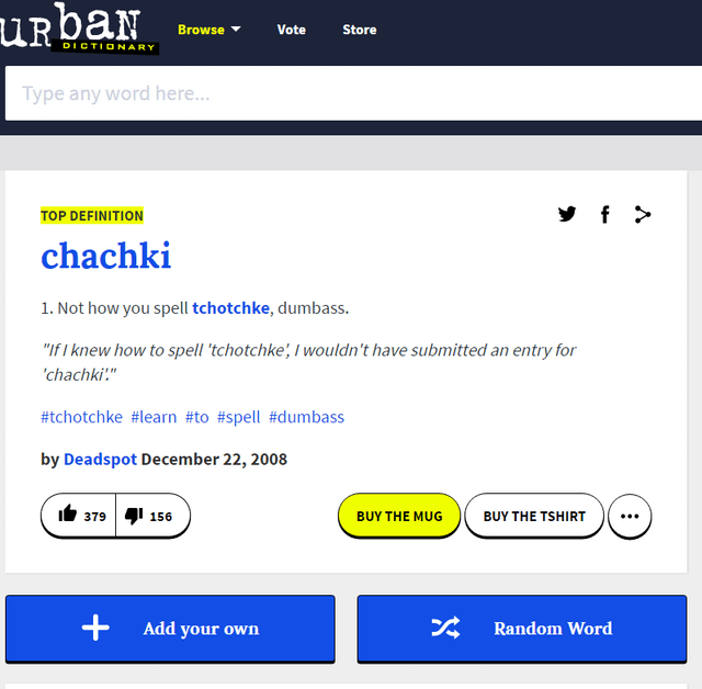 what does chachki mean