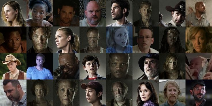 walking dead season 1 characters