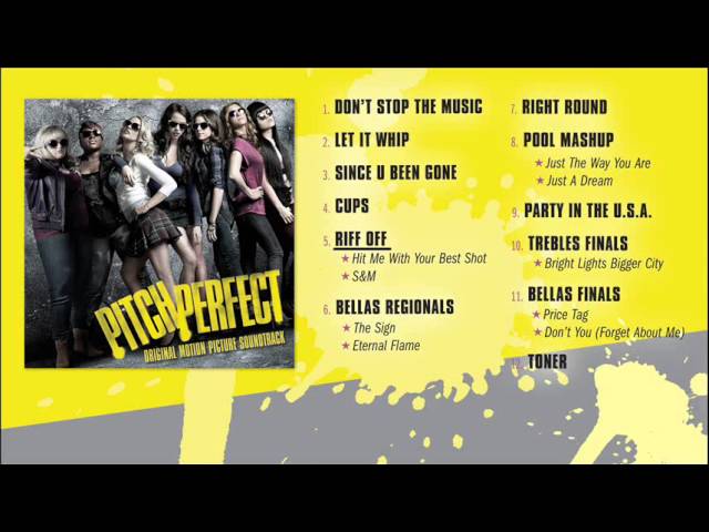 pitch perfect soundtrack album songs
