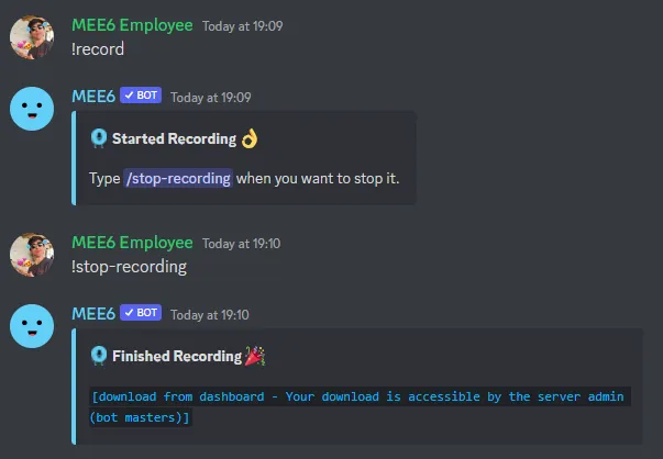 mee6 discord bot commands