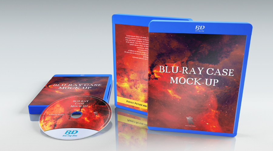 blu ray cover template psd