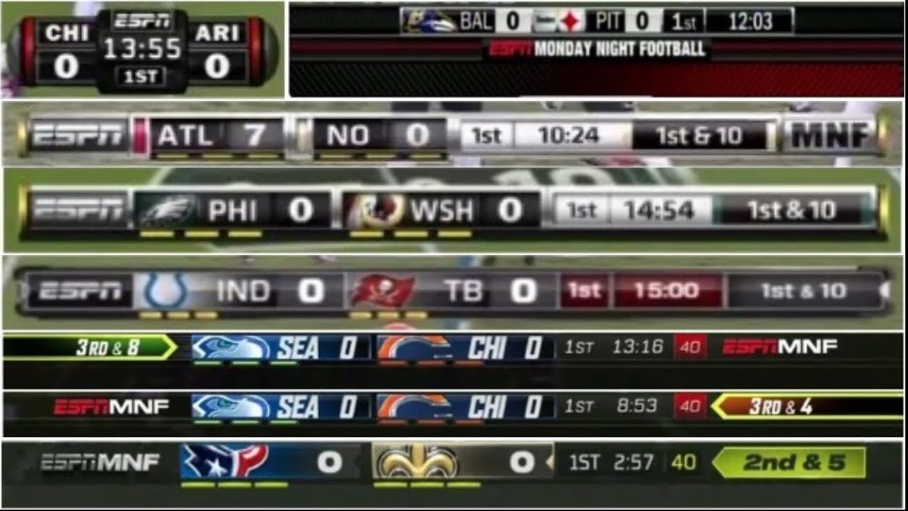 espn nfl scoreboard