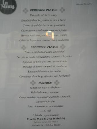 opiniones de la mary restaurant alicante