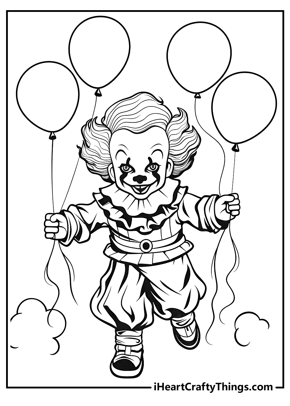 pennywise coloring pages