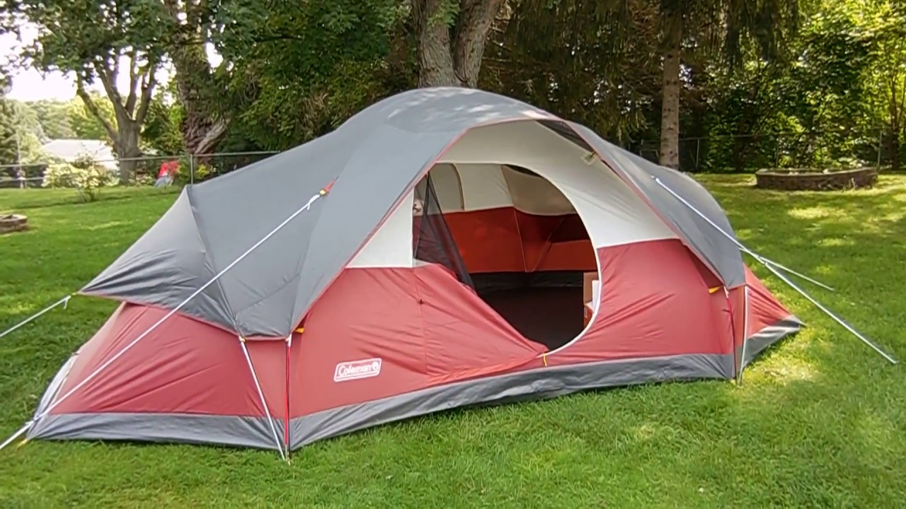 coleman red canyon 8 person tent