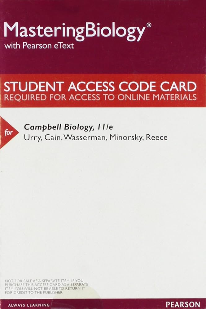 free mastering biology access code