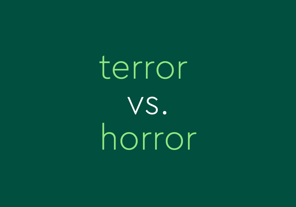 synonyms for terror