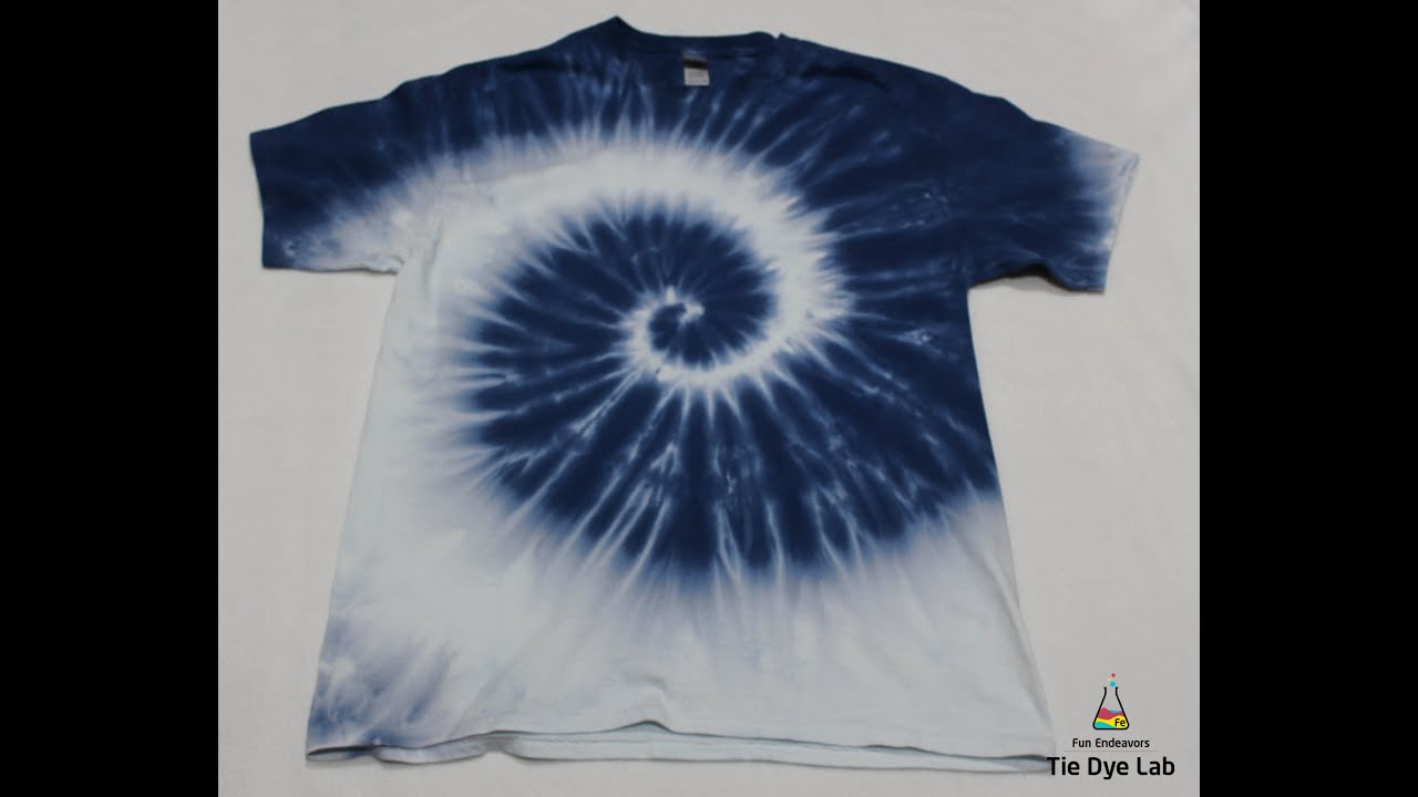 spiral tie dye with one color