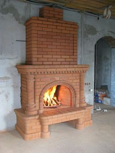 fotos de chimeneas de ladrillo