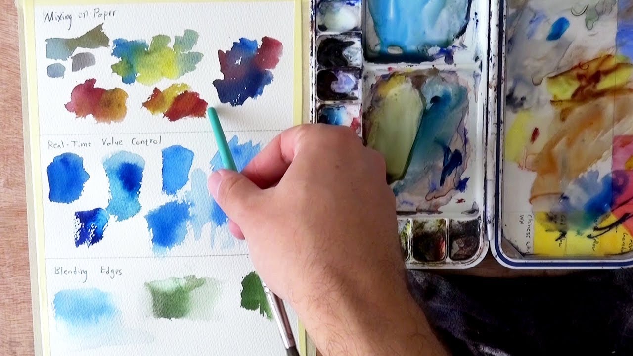 watercolor techniques youtube