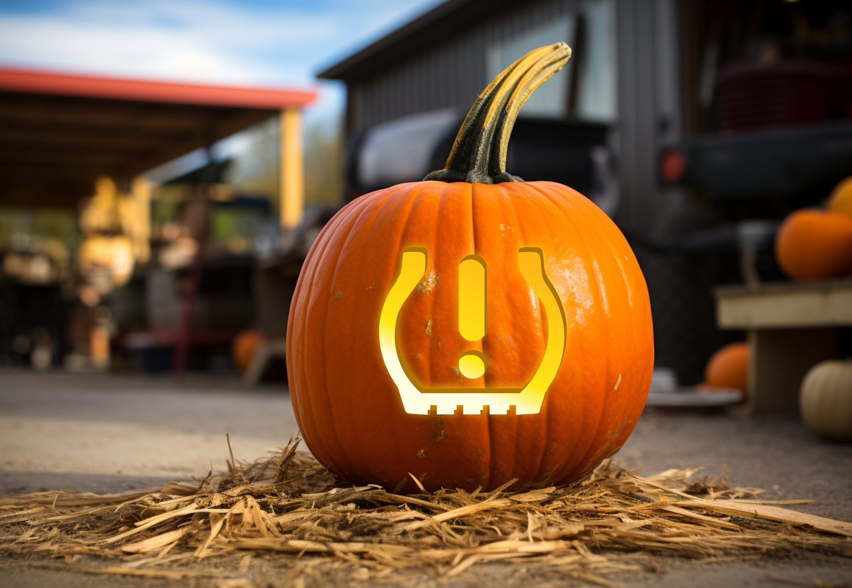 check engine light pumpkins