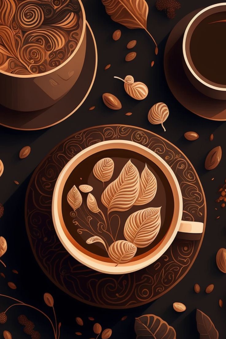 coffee art wallpaper