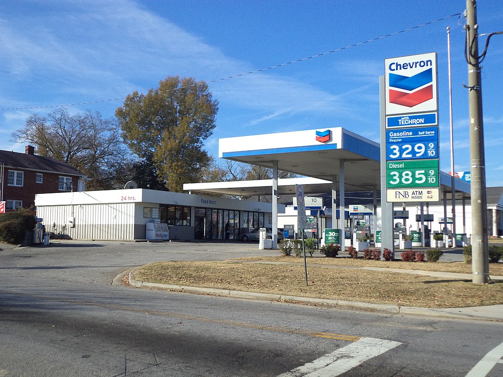 chevron gas stations near me