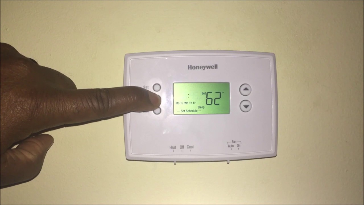 honeywell thermostat instructions