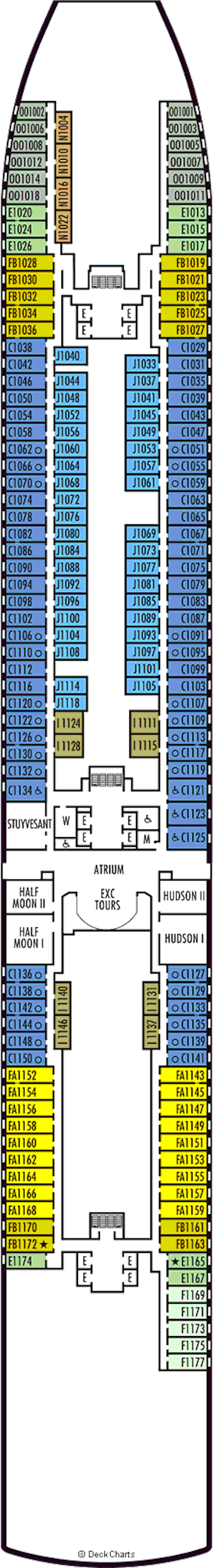 holland america deck plans