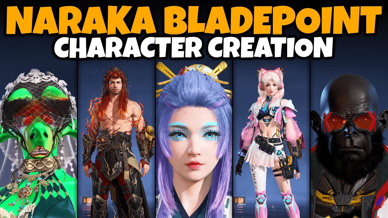 naraka bladepoint character presets