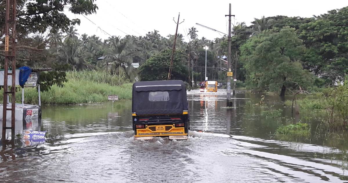 today rainfall in thrissur